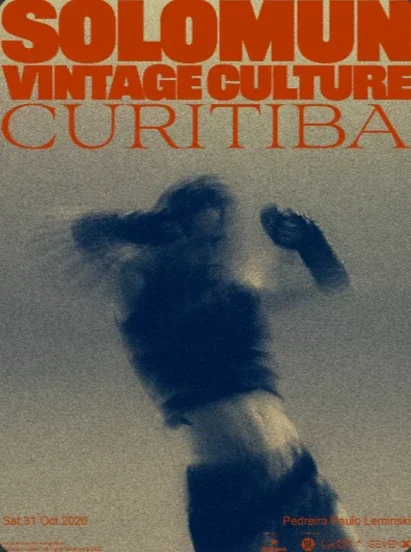 Excursão Solomun - Vintage Culture