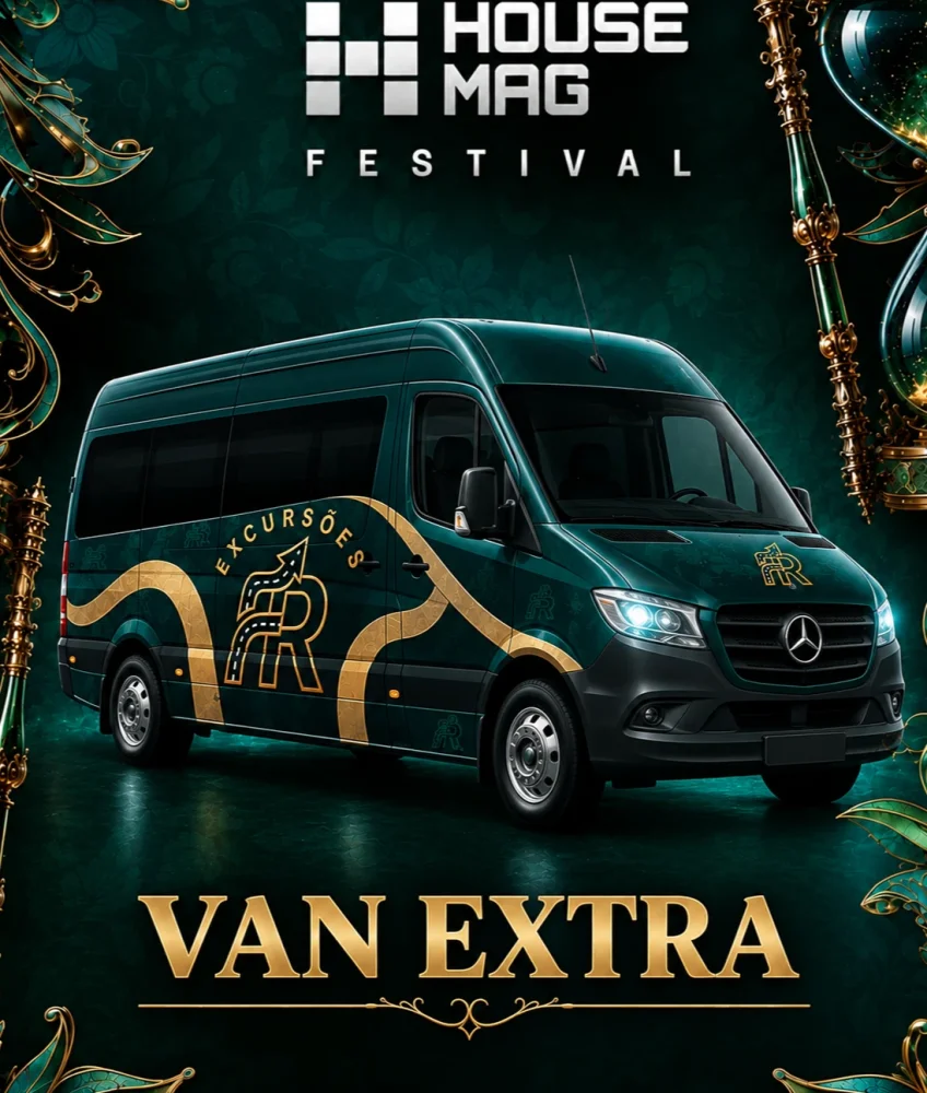 Excursão Surreal - HOUSE MAG FESTIVAL VAN EXTRA - SAÍDA 20:00